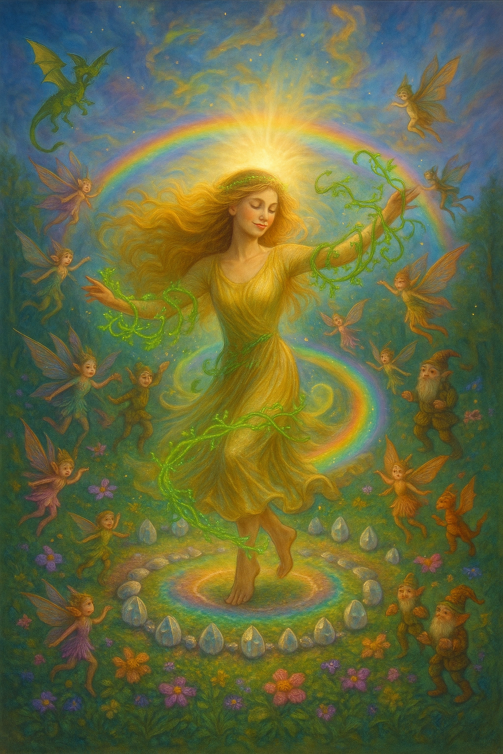 Dance honoring the Elementals